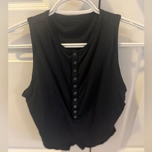 Gymshark Black Activewear Top